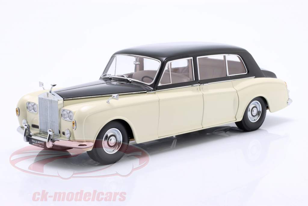 Rolls Royce Phantom V LHD Год постройки 1964 слоновая кость / черный 1:18 Paragon Models