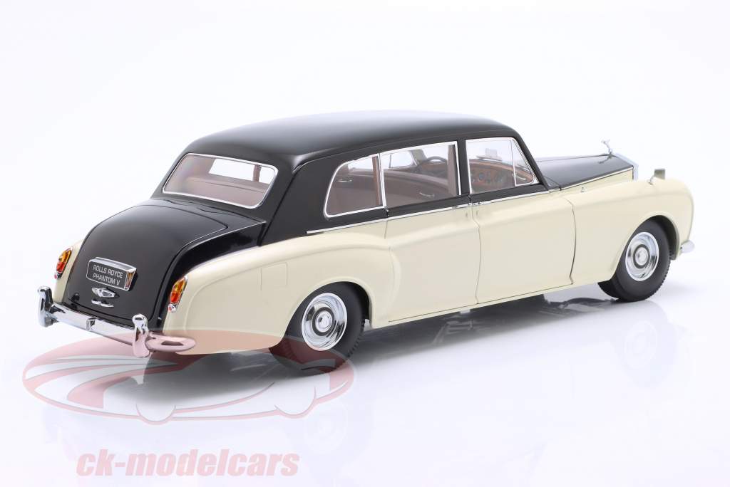 Rolls Royce Phantom V LHD Год постройки 1964 слоновая кость / черный 1:18 Paragon Models