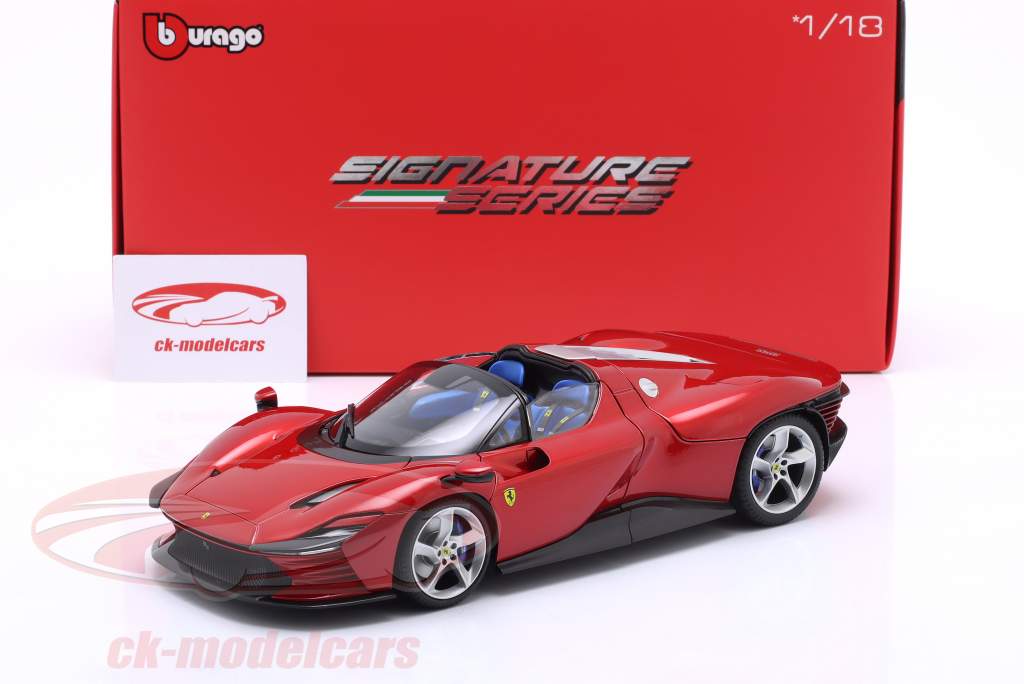 Bburago 1:18 Ferrari Daytona SP3 Open Top 2022 magna 赤