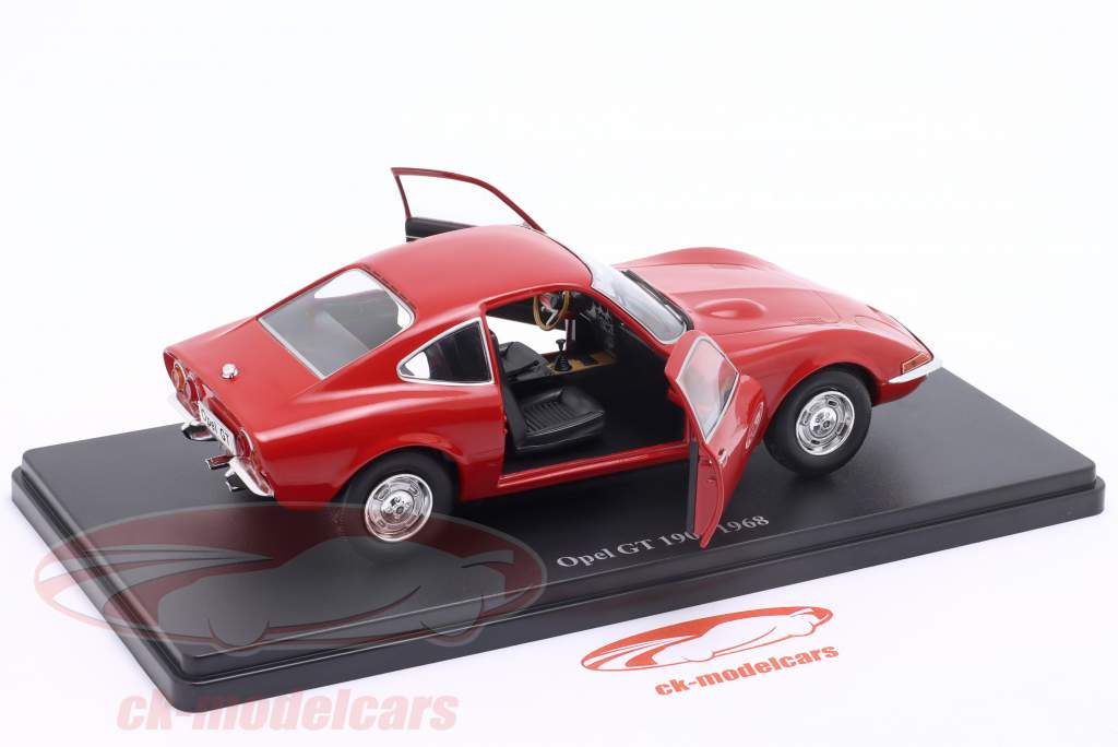 Opel GT 1900 建设年份 1968 红色的 1:24 Hachette