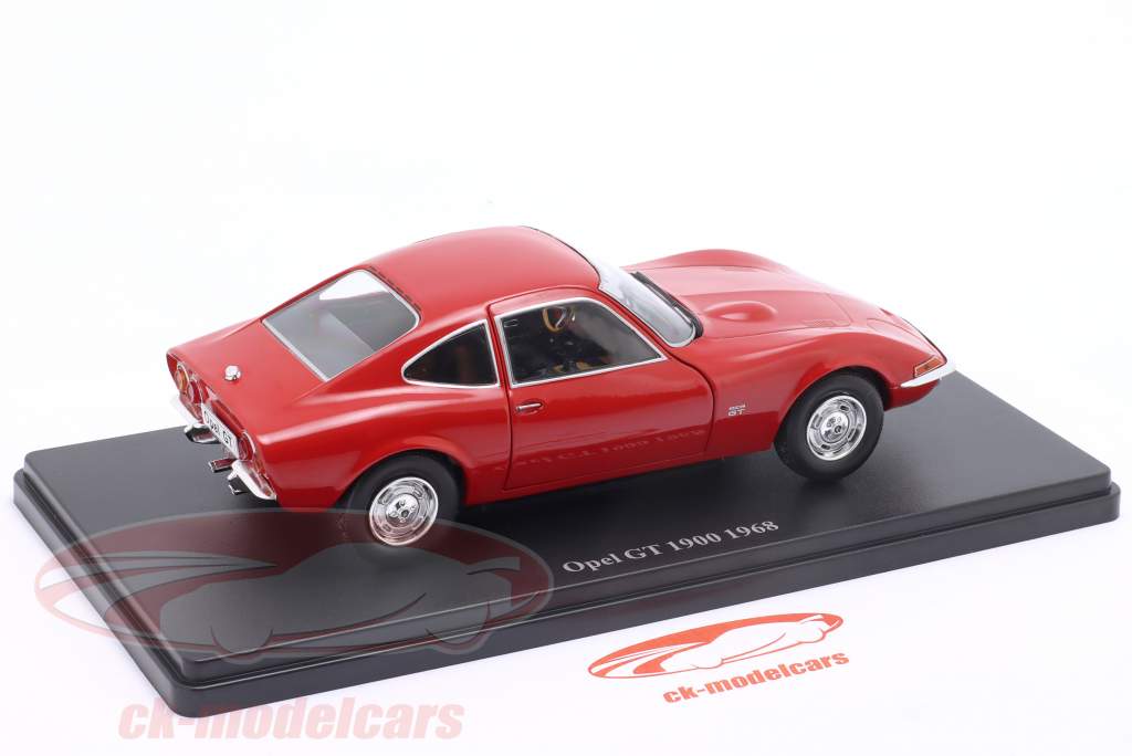 Opel GT 1900 Byggeår 1968 rød 1:24 Hachette