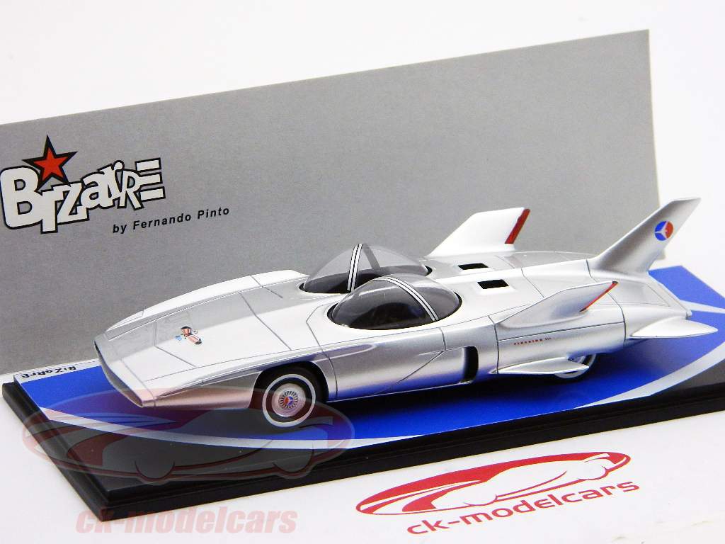 GM Firebird III silver / silver 1958 1:43 Spark Bizarre