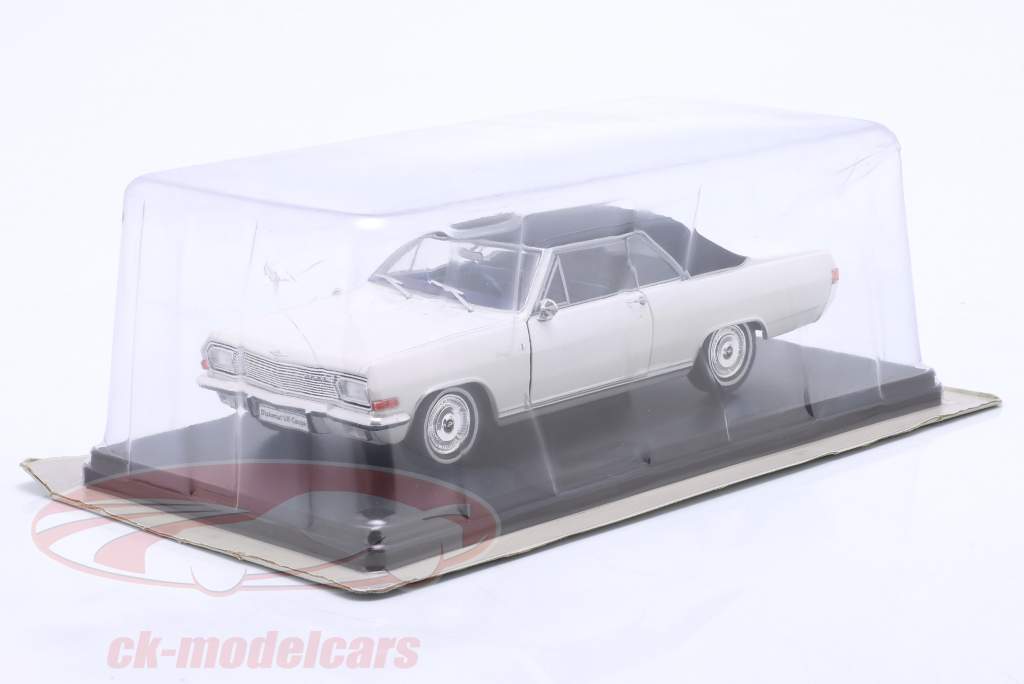 Opel Diplomat V8 Coupe Año de construcción 1965 blanco / negro 1:24 Hachette