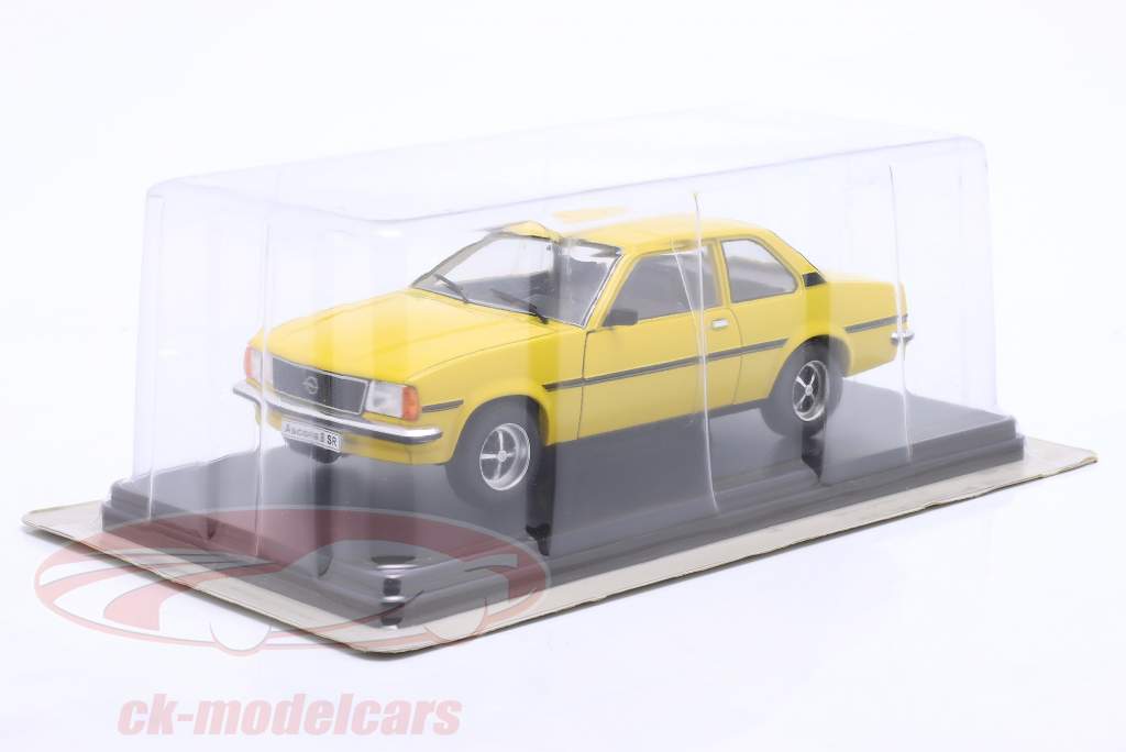Opel Ascona 1.9 SR Année de construction 1975 jaune 1:24 Hachette
