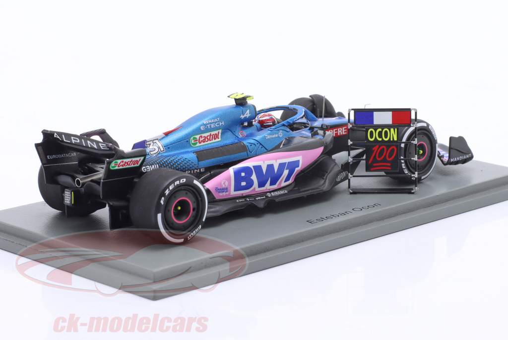 Esteban Ocon Alpine A522 #31 5 ª Áustria GP Fórmula 1 2022 1:43 Spark