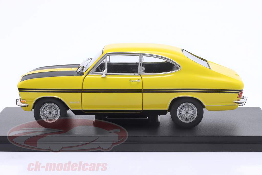 Opel Kadett B Rallye Anno di costruzione 1970 giallo / nero 1:24 Hachette