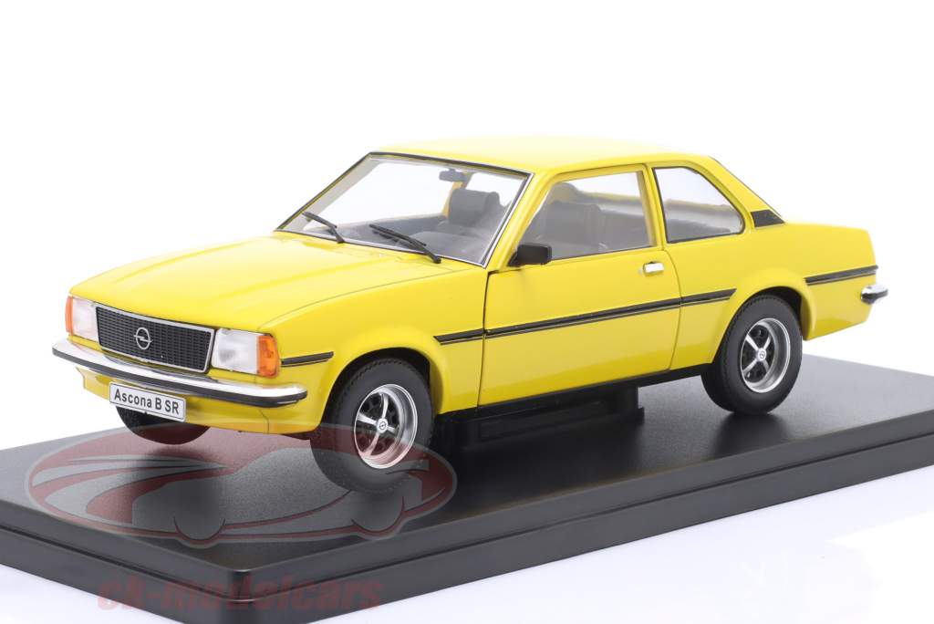 Opel Ascona 1.9 SR Année de construction 1975 jaune 1:24 Hachette