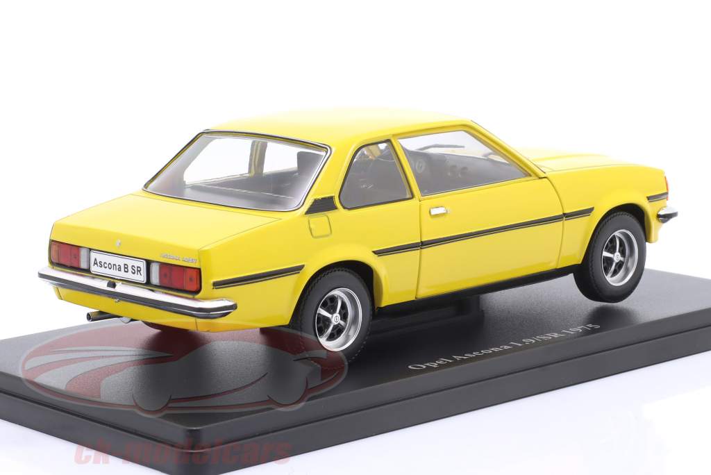 Opel Ascona 1.9 SR Année de construction 1975 jaune 1:24 Hachette