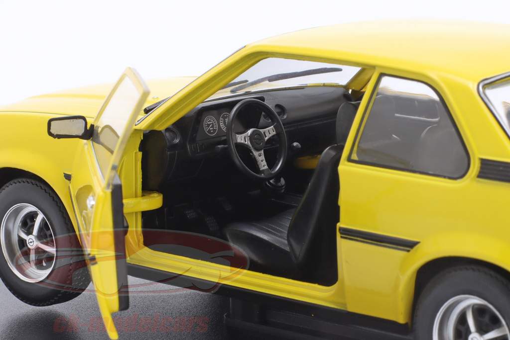 Opel Ascona 1.9 SR Année de construction 1975 jaune 1:24 Hachette