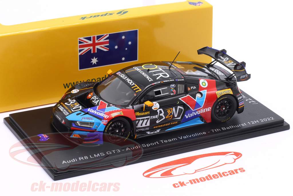 Spark 1:43 Audi R8 LMS GT3 #777 7th Bathurst 12H 2022 Audi