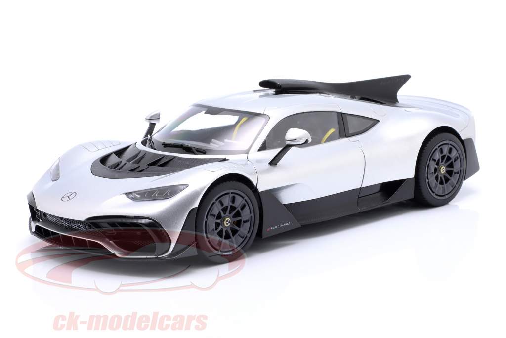 Mercedes-Benz AMG ONE year of construction 2023 high-tech silver 1:18 NZG