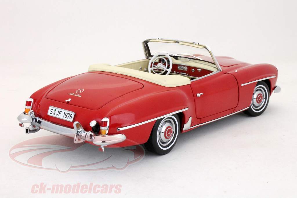 メルセデス·ベンツ190 SLイヤー1957赤1：18モデルNorev