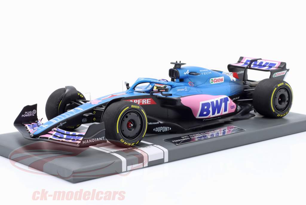 Fernando Alonso Alpine A522 #14 Australia GP fórmula 1 2022 1:18 Minichamps