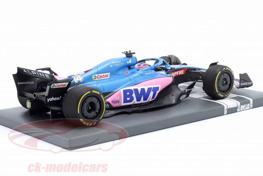 Fernando Alonso Alpine A522 #14 Australia GP fórmula 1 2022 1:18 Minichamps