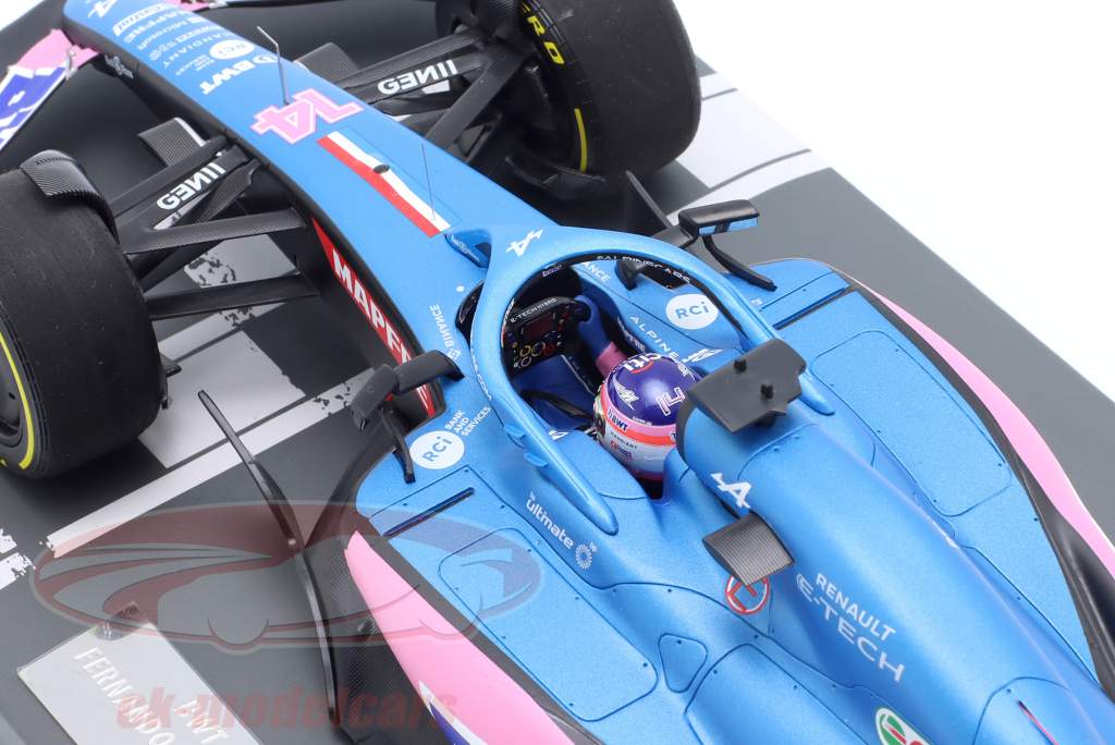 Fernando Alonso Alpine A522 #14 Australia GP fórmula 1 2022 1:18 Minichamps