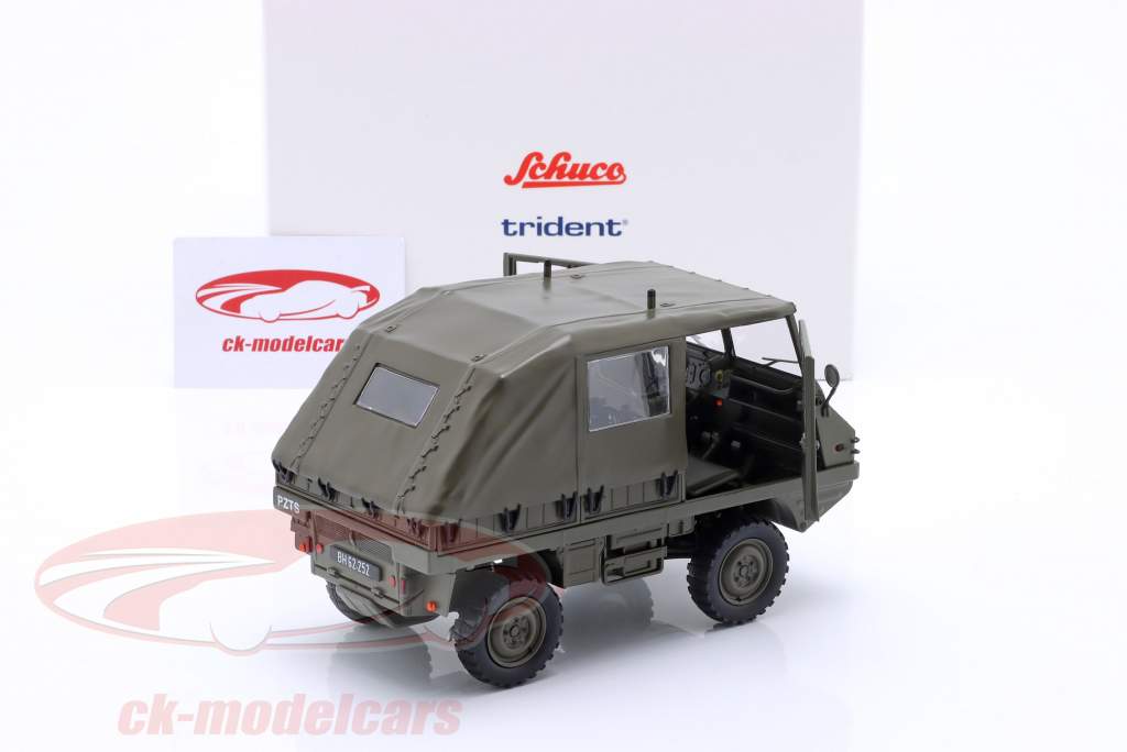 Steyr-Puch Haflinger camión de radio austriaco ejército aceituna 1:18 Schuco