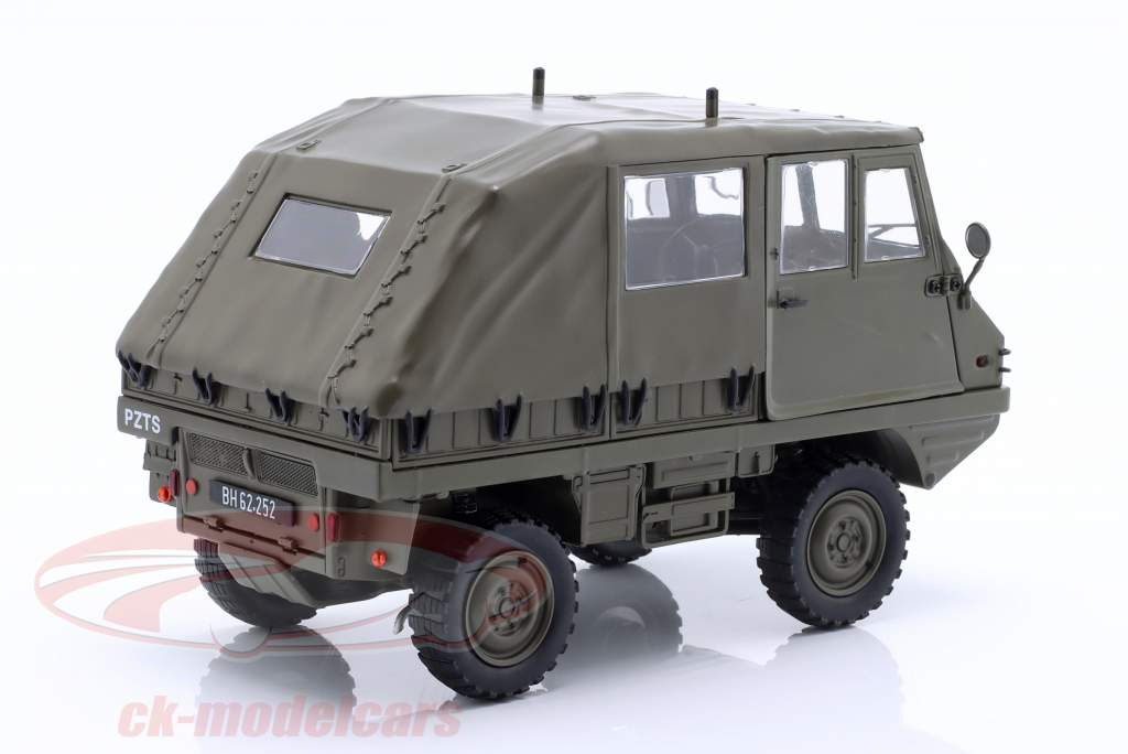 Steyr-Puch Haflinger radio vrachtwagen Oostenrijkse leger olijf 1:18 Schuco