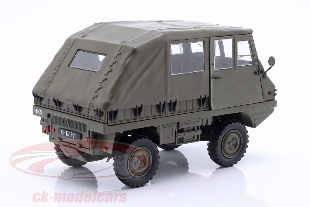 Steyr-Puch Haflinger austriaco ejército aceituna 1:18 Schuco