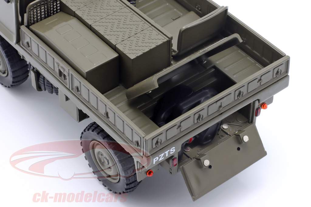 Steyr-Puch Haflinger radio vrachtwagen Oostenrijkse leger olijf 1:18 Schuco