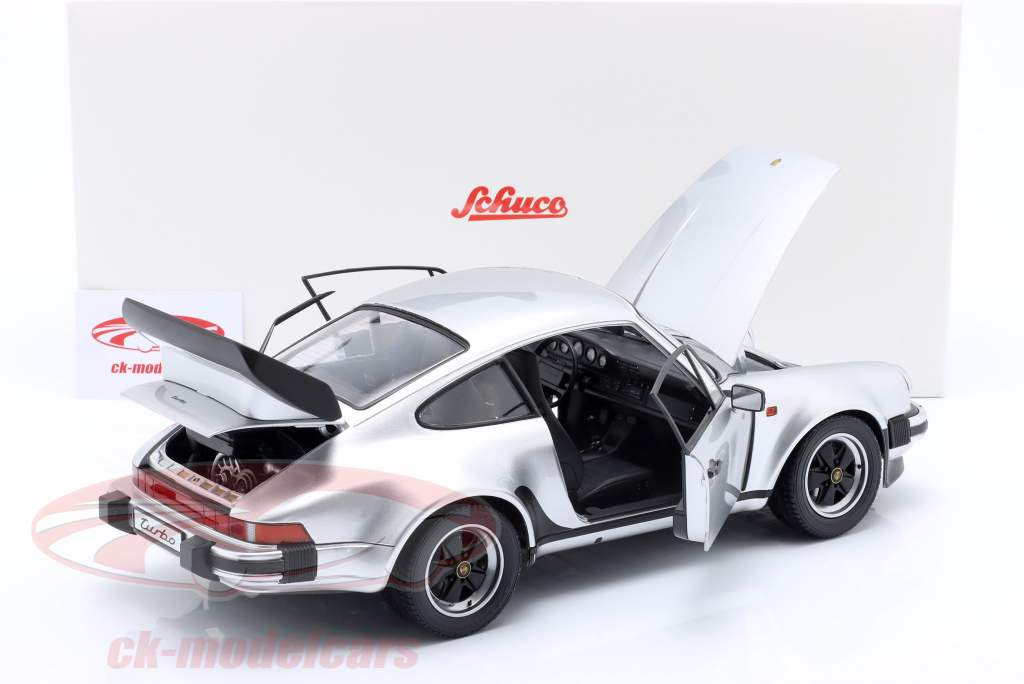 Porsche 911 (930) Turbo silver 1:12 Schuco