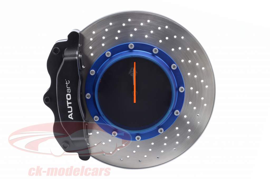 Brake Disc Clock nero / blu AUTOart