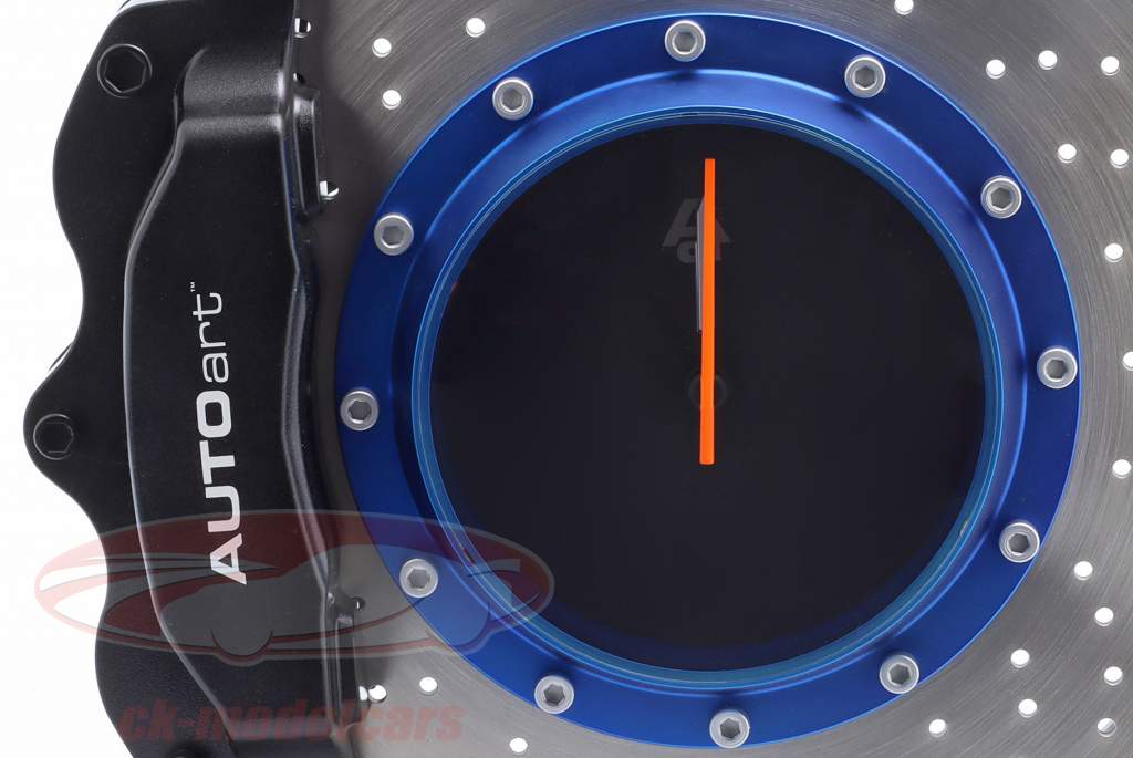 Brake Disc Clock black / blue AUTOart