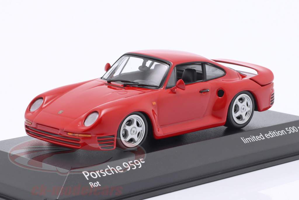 Porsche 959 Année de construction 1987 rouge 1:43 Minichamps