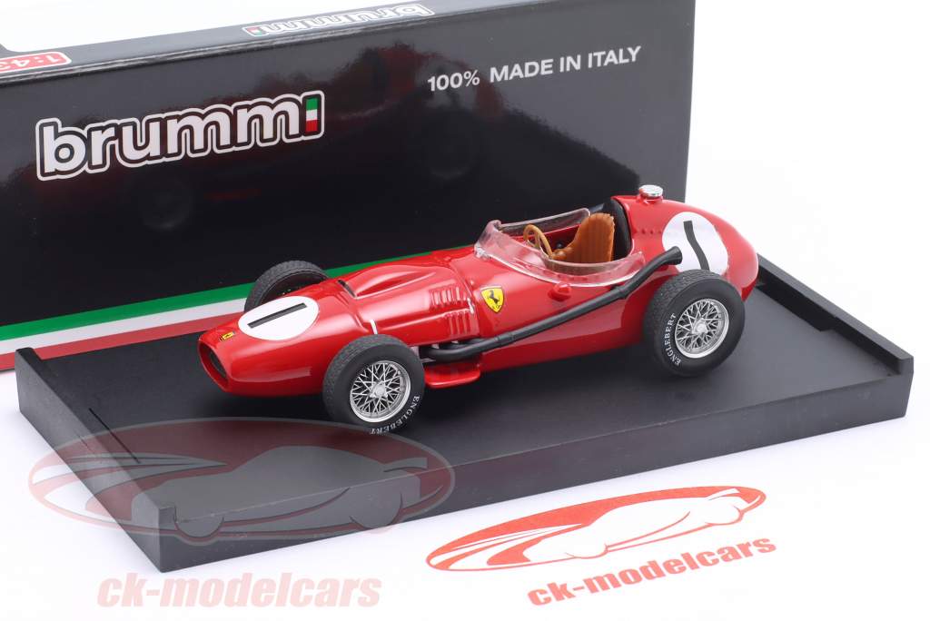 P. Collins Ferrari 246 #1 vinder britisk GP formel 1 1958 1:43 Brumm