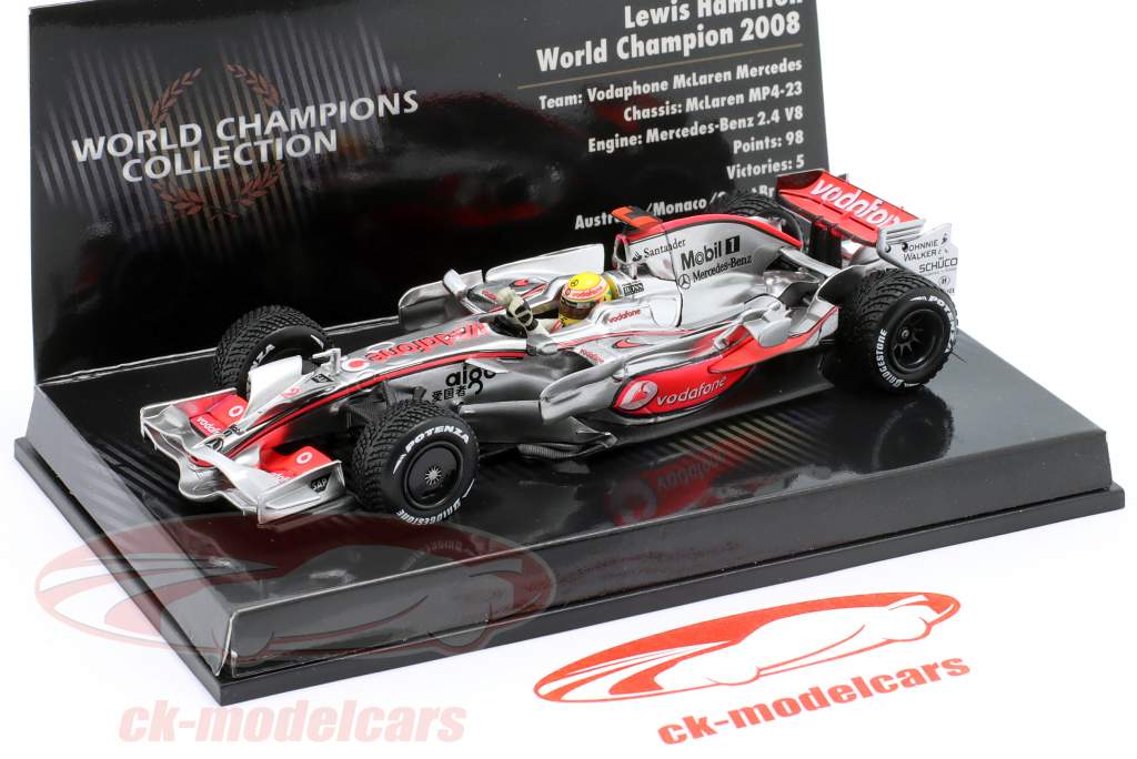 Minichamps 1:43 L. Hamilton McLaren MP4/23 #22 Brazil GP