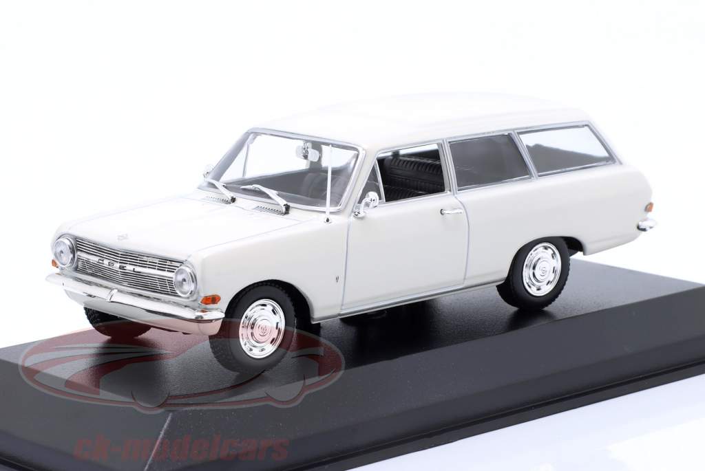 Opel Rekord A Caravan 建設年 1962 白 1:43 Minichamps