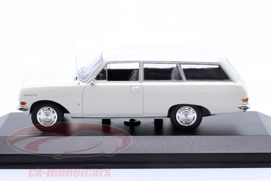 Opel Rekord A Caravan 建設年 1962 白 1:43 Minichamps