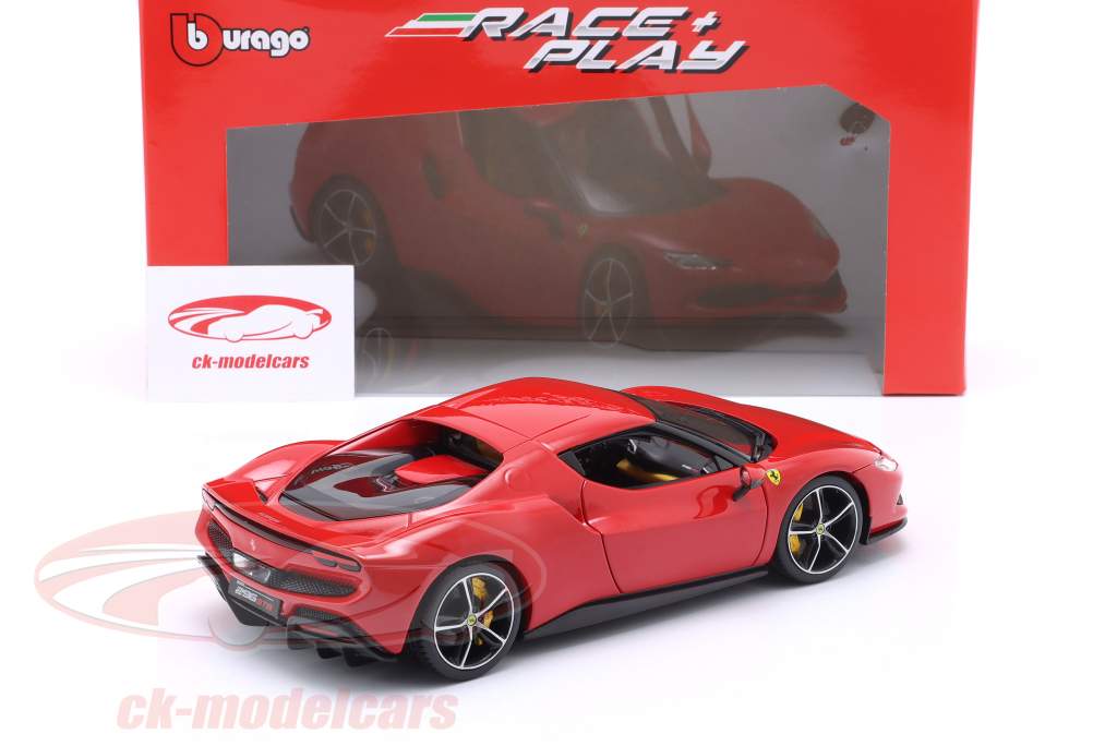 Ferrari 296 GTB Hybrid 830PS V6 Baujahr 2021 rot 1:18 Bburago