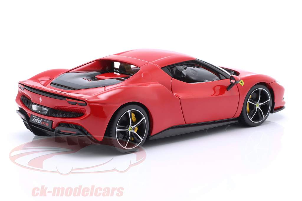 Ferrari 296 GTB Hybrid 830PS V6 Baujahr 2021 rot 1:18 Bburago