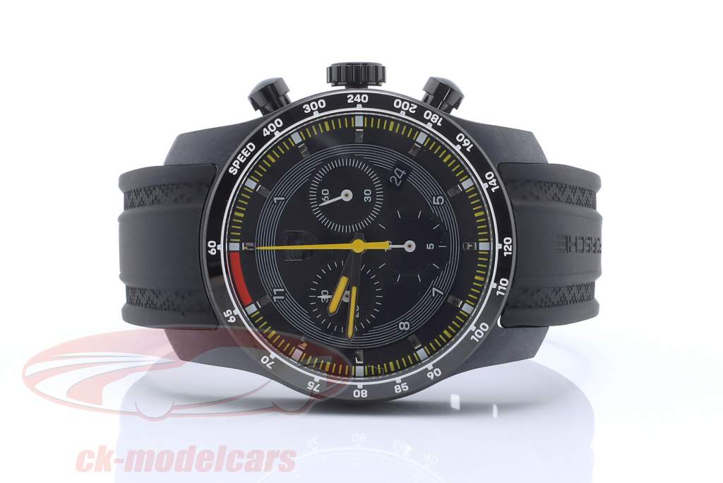 Porsche 运动的 手表 / Carbon Composite 计时码表 黑色的