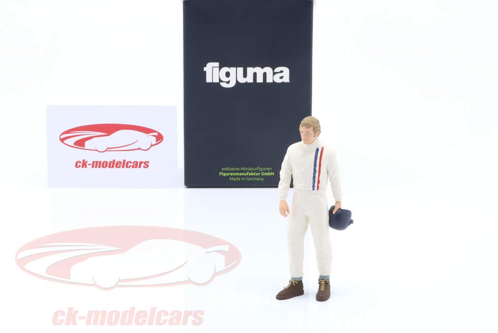 70 年 レーサー フィギュア とともに ヘルメット で インクルード 手 1:18 FigurenManufaktur