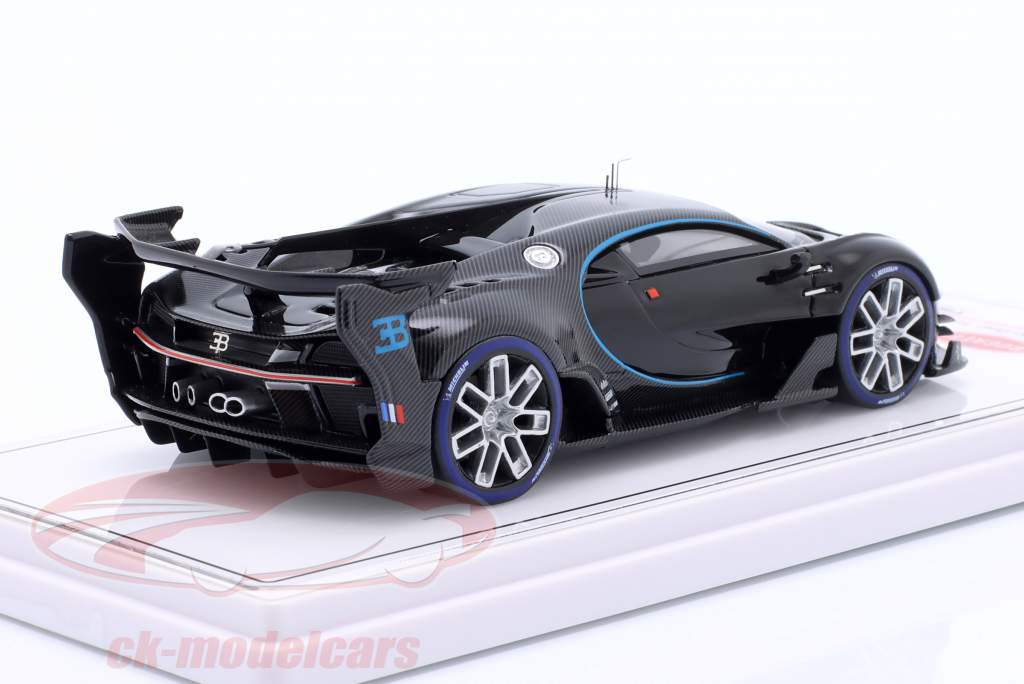 Bugatti Vision Gran Turismo preto 1:43 TrueScale