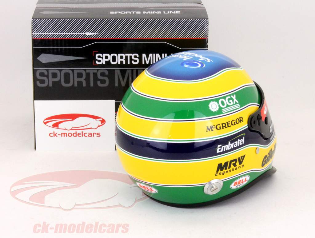 B.塞纳的威廉姆斯FW34一级方程式赛车2012盔1:2贝尔