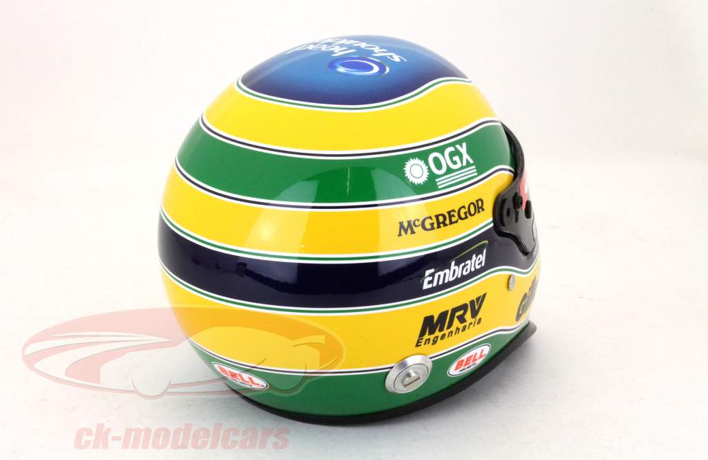 B.塞纳的威廉姆斯FW34一级方程式赛车2012盔1:2贝尔