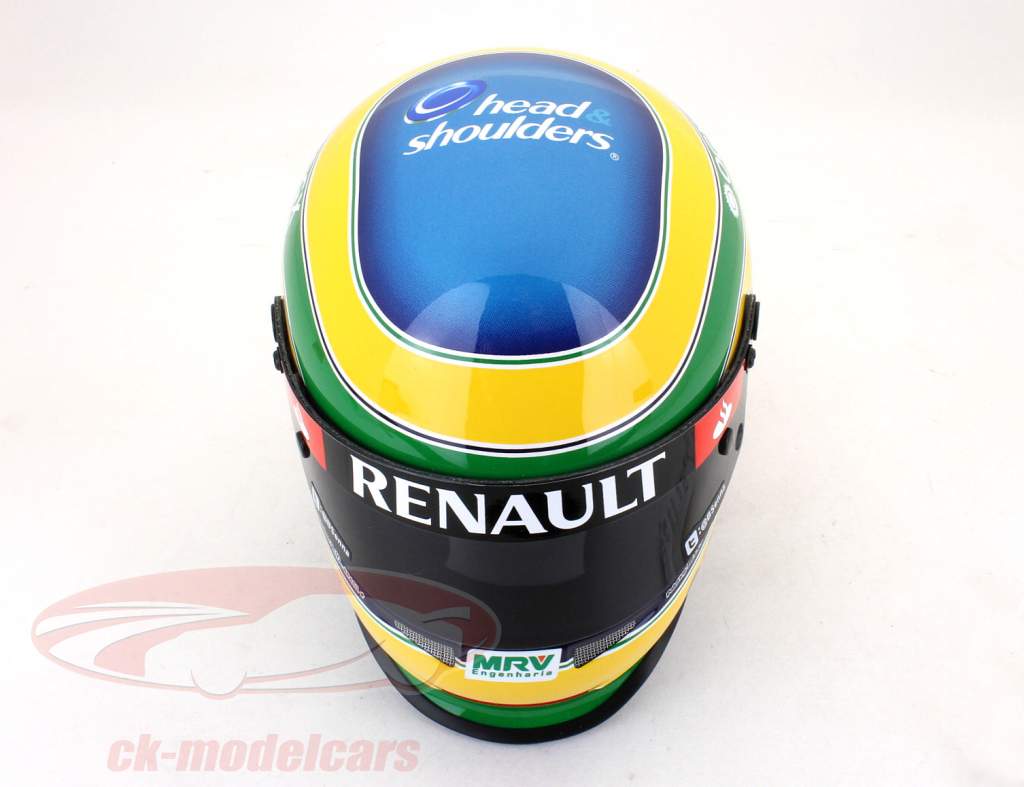 B.セナウィリアムズFW​​34フォーミュラ1 2012ヘルメット1時02ベル