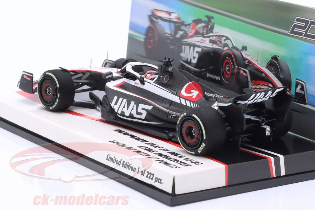 K. Magnussen Haas VF-23 #20 Arabia Saudita GP Formula 1 2023 1:43 Minichamps