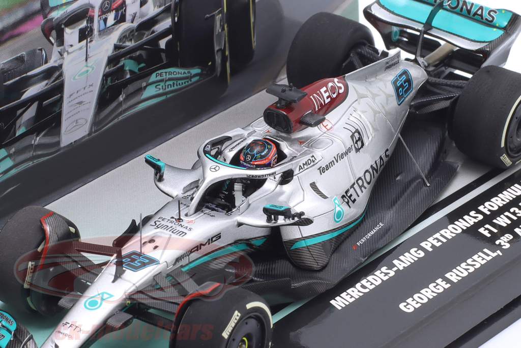 G. Russell Mercedes-AMG F1 W13 #63 3e Australie GP Formule 1 2022 1:43 Minichamps