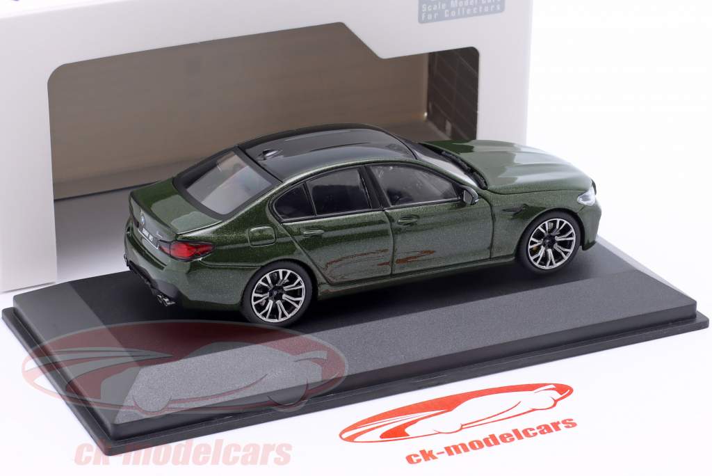 BMW M5 Competition (F90) Год постройки 2017 темно-зеленый металлический 1:43 Solido