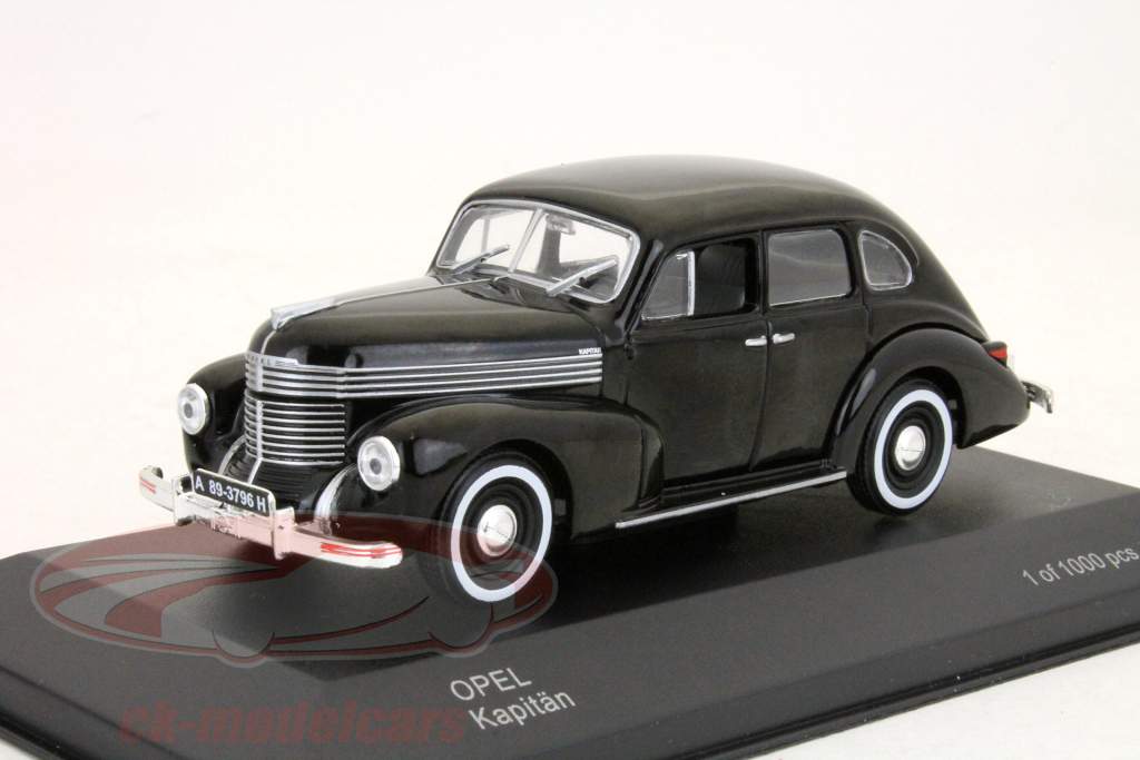 オペルカピタンブラック/ブラック1時43モデルWhiteBox