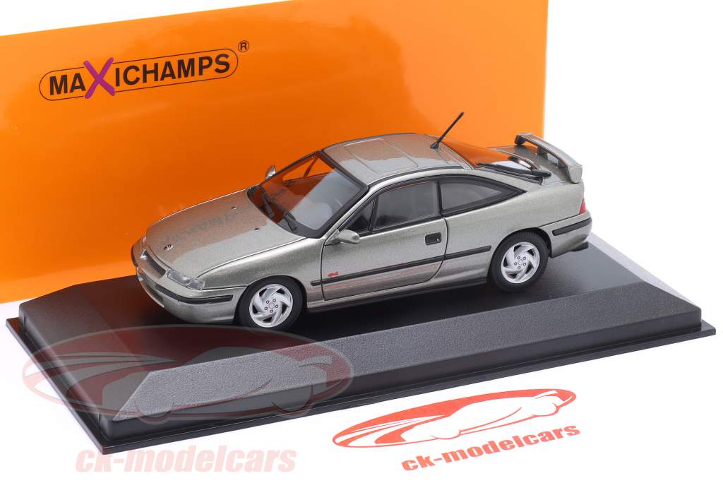 Opel Calibra Turbo 4x4 Baujahr 1992 grau metallic 1:43 Minichamps