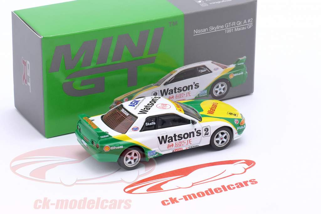 Nissan Skyline GT-R Gr. A #2 Macao GP Guia Race 1991 Mark Skaife 1:64 TrueScale