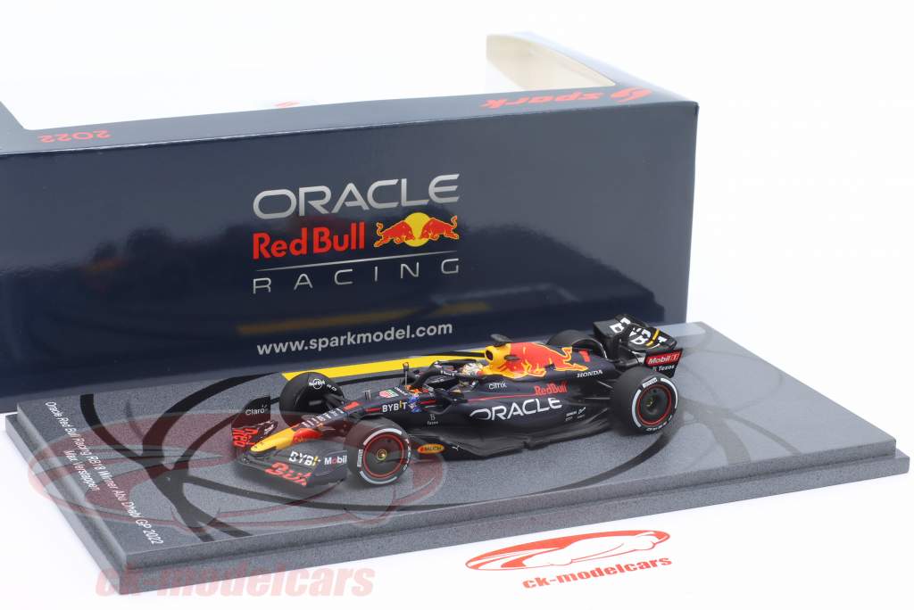 M. Verstappen Red Bull RB18 #1 Sieger Abu Dhabi GP Formel 1 Weltmeister 2022 1:43 Spark
