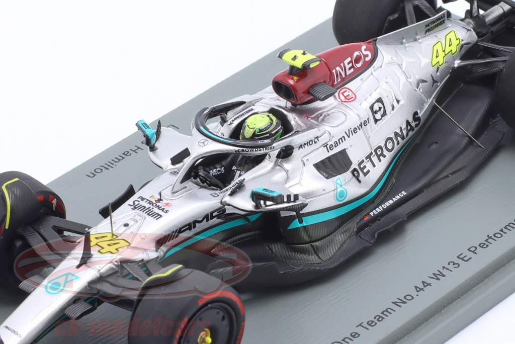 L. Hamilton Mercedes-AMG Petronas #44 2 Brasilien GP formel 1 2022 1:43 Spark