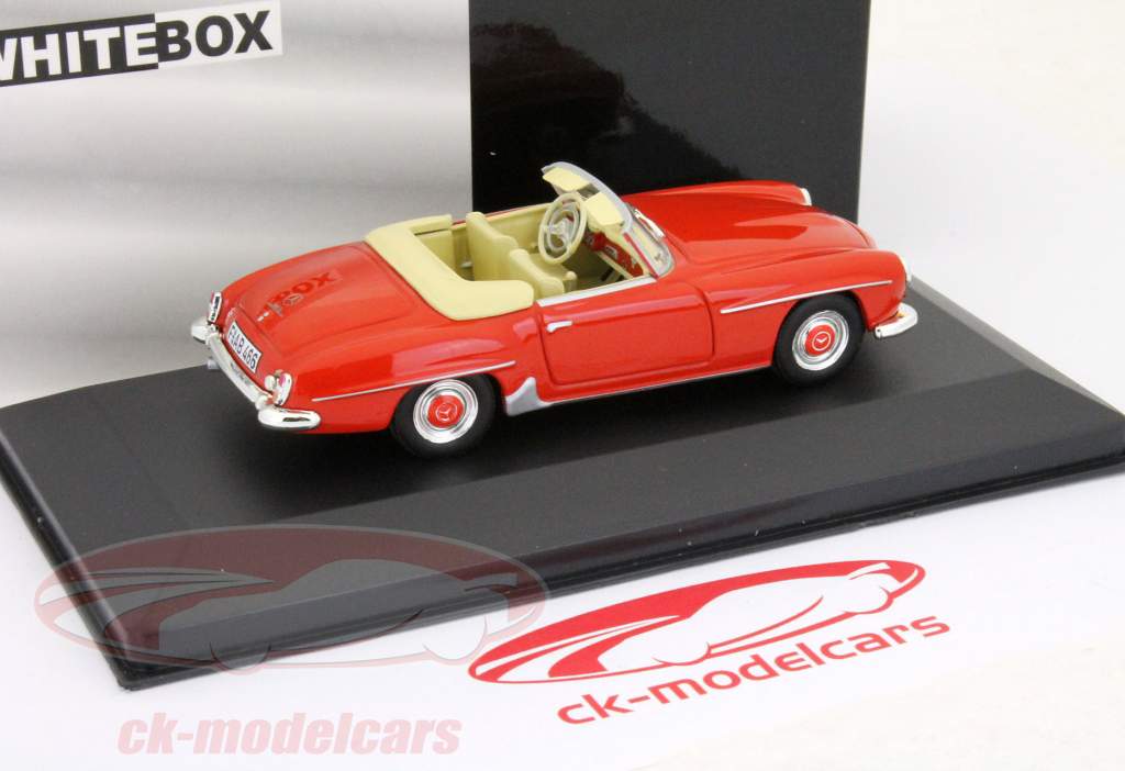 メルセデスベンツ190SL 1955年レッド/赤1時43分化ホワイトボックス