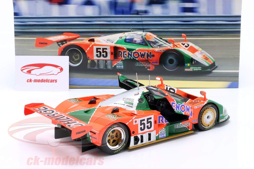Mazda 787B #55 gagnant 24h LeMans 1991 Weidler, Herbert, Gachot 1:18 WERK83