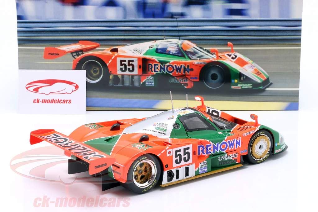 Mazda 787B #56 1:18 レーシングエディション IXO 1/18 Mazda 787B #56 24H of Le Mans White Diecast Car